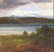 Christian Ernst Bernhard Morgenstern View Across Lake Starnberg to the Benedikte oil painting picture wholesale